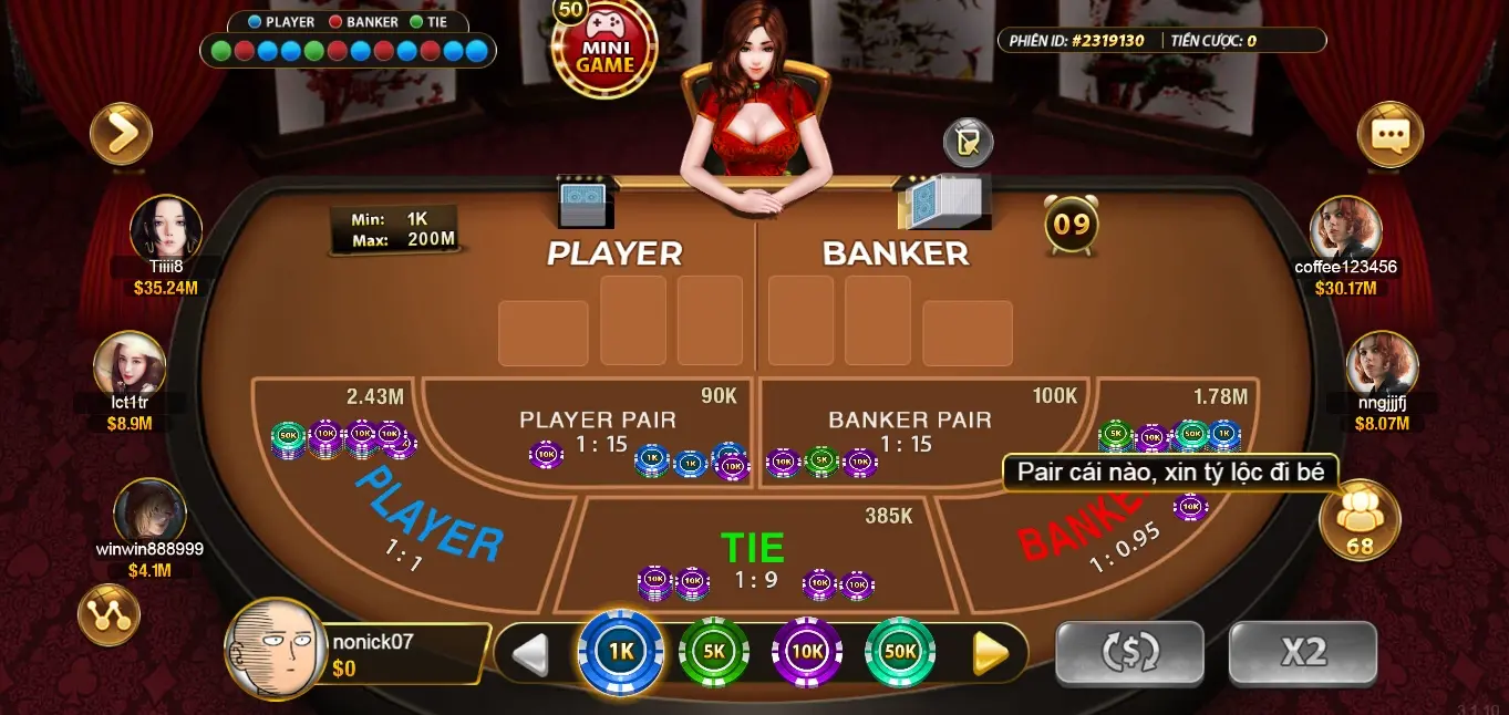 Tham khảo luật chơi game Baccarat tại Go88