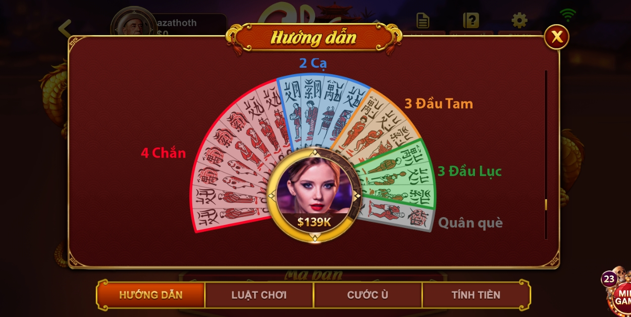 cấu tạo của game bài Chắn Go88 android