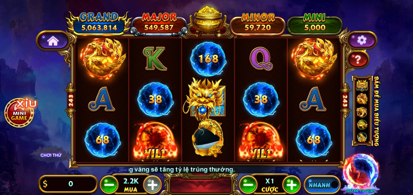 cách chơi game nổ hũ Kho báu tứ linh ở link vào Go88