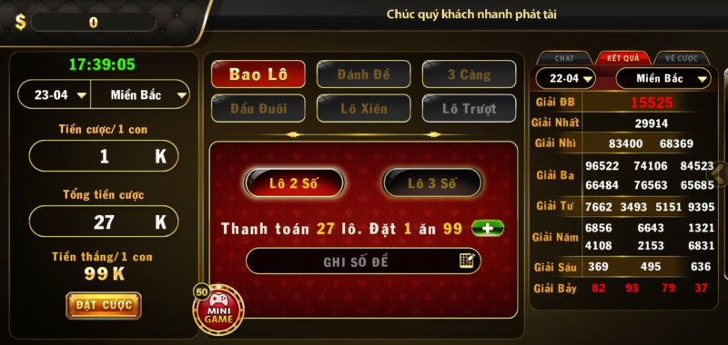 Cổng game Go 88 hướng dẫn newbie bước chơi lô đề 1 ăn 900