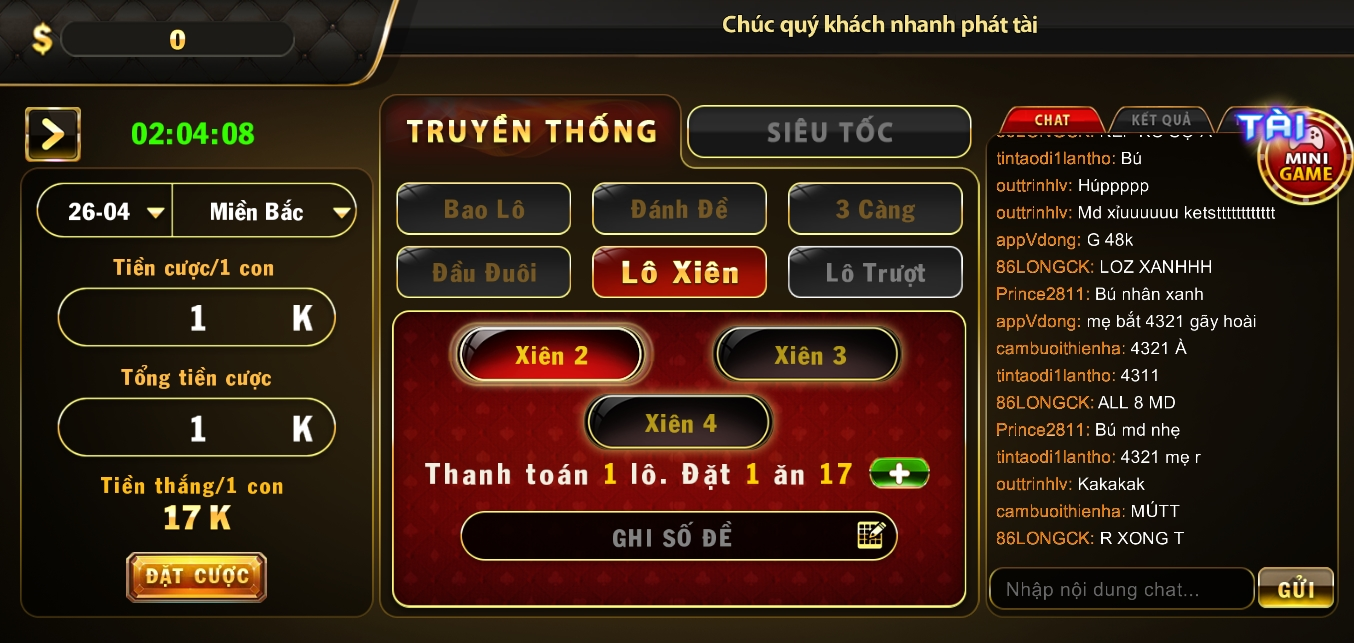 Khái niệm lô xiên tại link tải Go88 