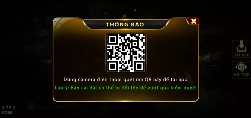 Cách tải Go8 để chơi game bằng Go88 android