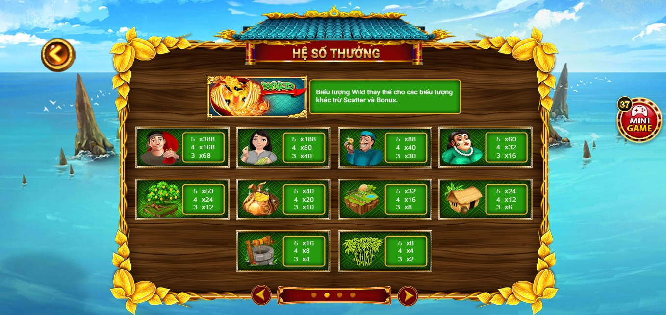 Những biểu tượng game Ăn khế trả vàng Go88