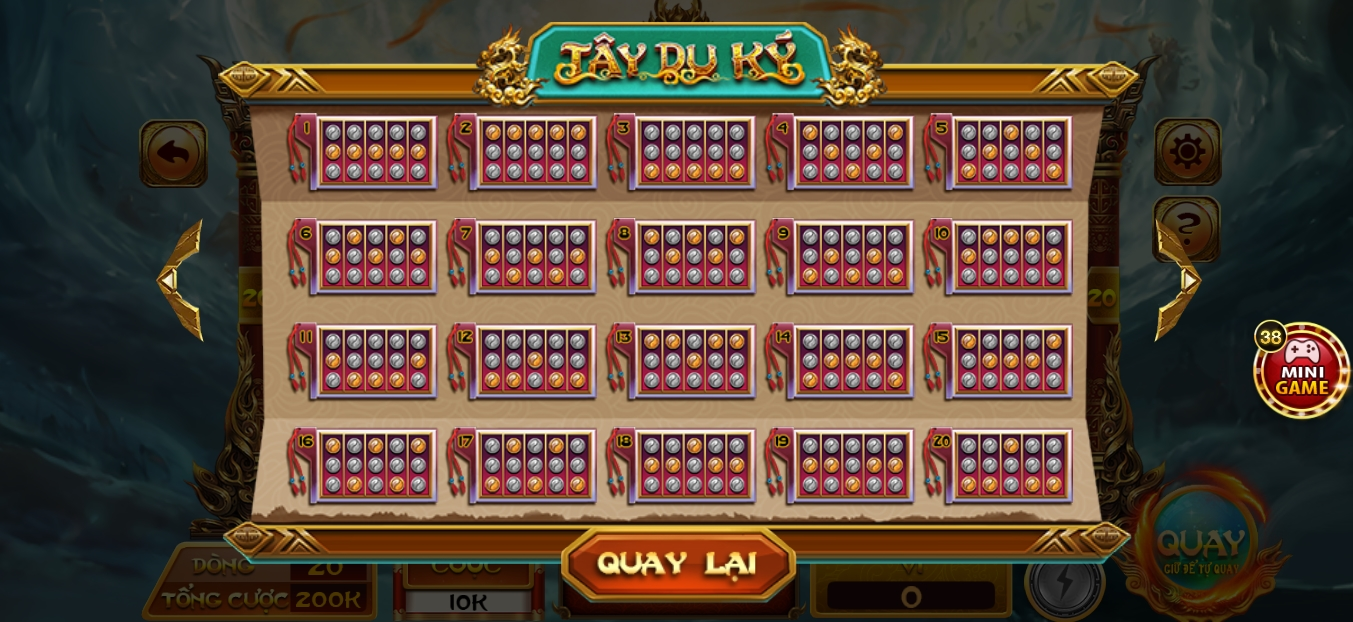 chi tiết về slot Tây du ký Go88 online 