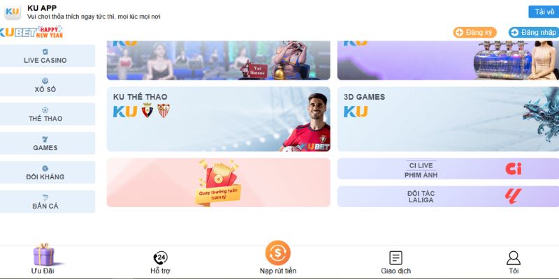 Kho trò chơi hấp dẫn